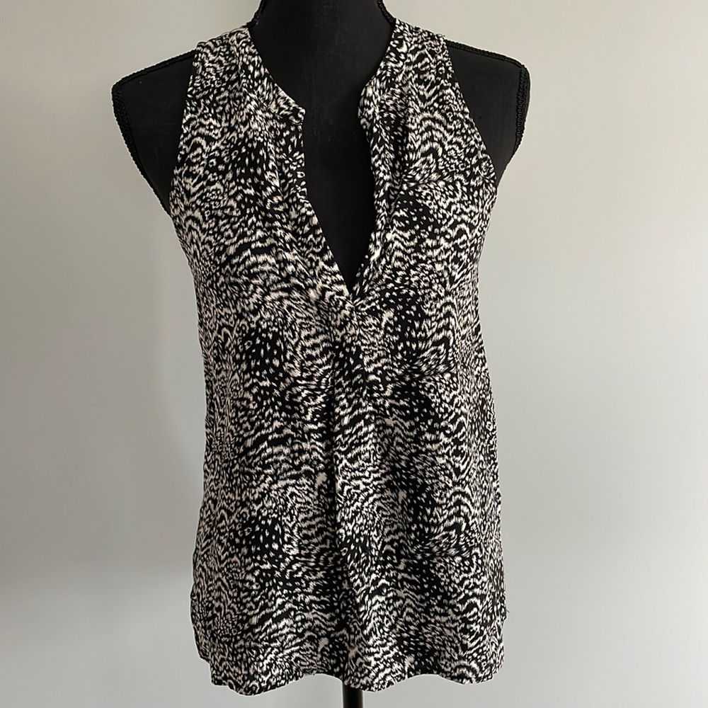 Joie sleeveless silk blouse